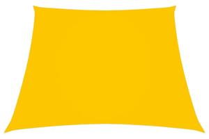 Sunshade Sail Oxford Fabric Trapezium 3/4x2 m Yellow