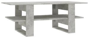 Coffee Table Concrete Grey 110x55x42 cm Engineered Wood