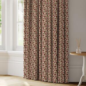 Vercelli Made to Measure Curtains Red/Green