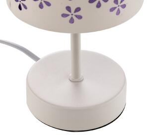 Titilla table lamp in white, purple inside