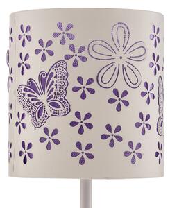 Titilla table lamp in white, purple inside