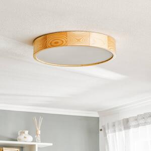 Cleo ceiling lamp made of wood, diffuser Ø 47.5 cm