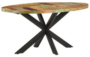 Dining Table 160x90x75 cm Solid Reclaimed Wood