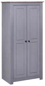 Wardrobe Grey 80x50x171.5 cm Solid Pine Panama Range