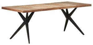 Dining Table 200x90x76 cm Solid Reclaimed Wood