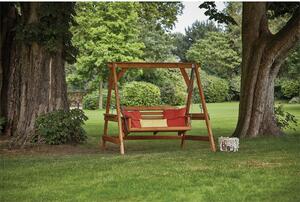 Anchor Fast FSC Rustic Wooden 2 Seater Swing Set