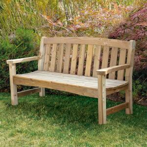 Anchor Fast Oxdale Wooden 3 Seater Bench FSC
