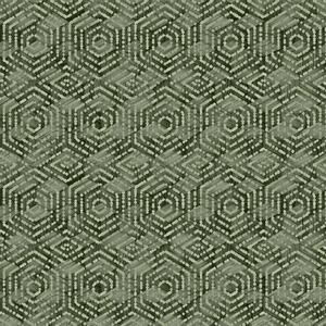 DUTCH WALLCOVERINGS Wallpaper Geometric Green