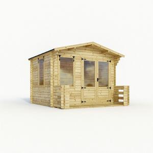 Mercia 3.3 x 3.7m Sherwood Log Cabin