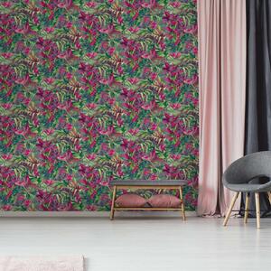 DUTCH WALLCOVERINGS Wallpaper Paradise Flower Pink