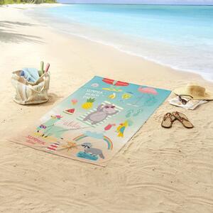 Good Morning Beach Towel HOLIDAYS 75x150 cm Multicolour