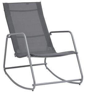 Garden Swing Chair Grey 95x54x85 cm Textilene