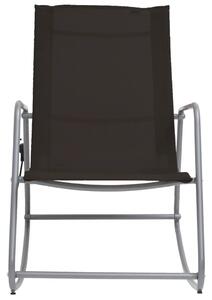 Garden Swing Chair Black 95x54x85 cm Textilene