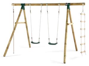Plum Gibbon Wooden Swing Set