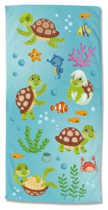 Good Morning Beach Towel TURTLES 75x150 cm Multicolour