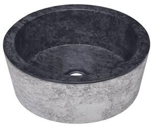 Sink Black Ø40x15 cm Marble