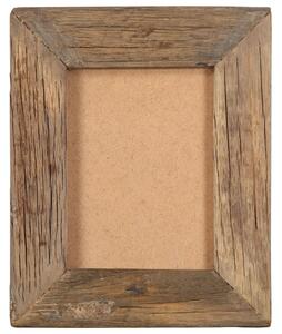 Photo Frames 2 pcs 23x28 cm Solid Reclaimed Wood and Glass