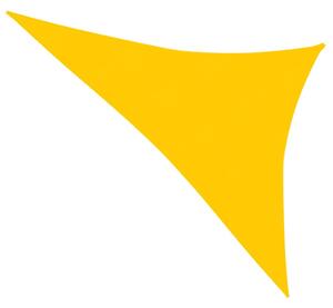 Sunshade Sail 160 g/m² Yellow 3x4x5 m HDPE