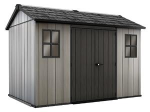 Keter Oakland 11 x 7.5ft Outdoor Garden Apex Storage Shed - Grey