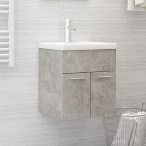 Sink Cabinet Concrete Grey 41x38.5x46 cm Engineered Wood