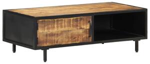 Coffee Table 105x50x35 cm Rough Mango Wood