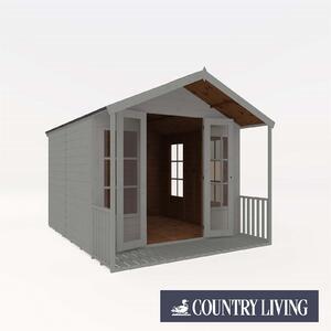 Country Living Tuxford 10 x 8 Premium Traditional Summerhouse Painted + Installation - Thorpe Towers