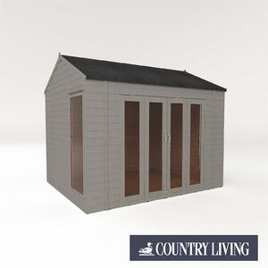 Country Living Hawksworth 10 x 8 Summerhouse Painted + Installation - Thorpe Towers