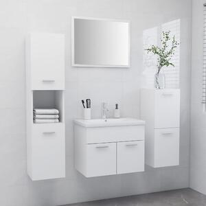 Bathroom Furniture Set White Chipboard