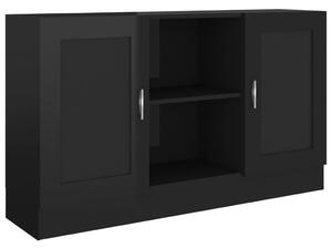 Sideboard High Gloss Black 120x30.5x70 cm Engineered Wood