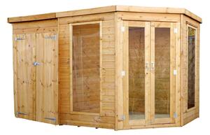 Mercia (Installation Included) 11x7ft Summerhouse with Side Shed