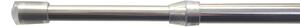 Satin Silver Extendable Tension Rod Silver