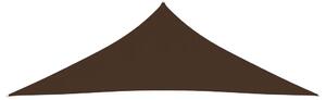 Sunshade Sail Oxford Fabric Triangular 2.5x2.5x3.5 m Brown