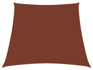Sunshade Sail Oxford Fabric Trapezium 4/5x3 m Terracotta