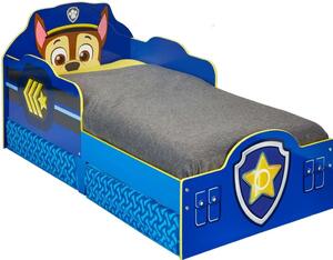 Paw Patrol Toddler Bed with Drawers 145x68x77 cm Blue WORL268007