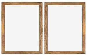 Photo Frames 2 pcs 90x70 cm Solid Reclaimed Wood and Glass