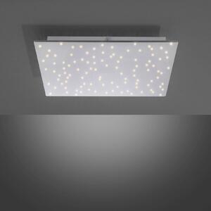Sparkle LED ceiling light, tunable white, 45x45 cm