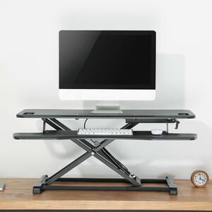 NewStar Sit-stand Desk Workstation 11-50.5 cm Black
