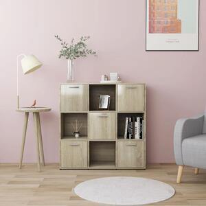 Book Cabinet Sonoma Oak 90x30x90 cm Engineered Wood