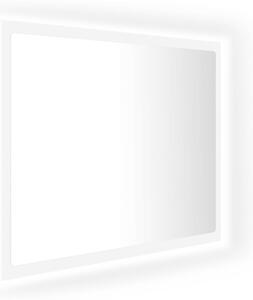LED Bathroom Mirror White 60x8.5x37 cm Acrylic