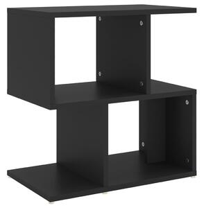 Bedside Cabinet Black 50x30x51.5 cm Engineered Wood