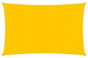 Sunshade Sail 160 g/m² Yellow 2.5x3.5 m HDPE