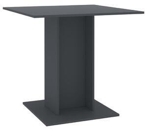 Dining Table Grey 80x80x75 cm Engineered Wood