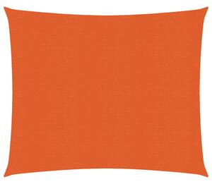 Sunshade Sail 160 g/m² Orange 2x2 m HDPE