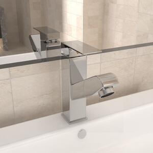 Bathroom Basin Faucet with Pull-out Function Chromed Finish 157x172 mm