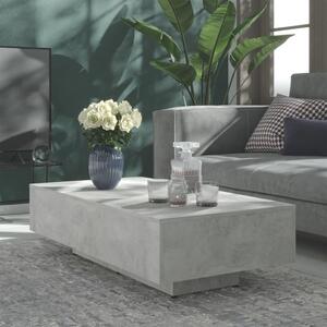 Coffee Table Concrete Grey 115x60x31 cm Engineered Wood