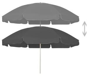 Beach Umbrella Anthracite 240 cm
