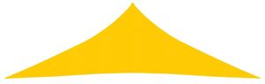 Sunshade Sail 160 g/m² Yellow 3.5x3.5x4.9 m HDPE