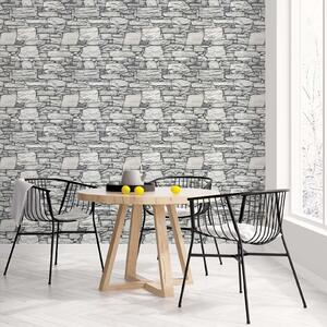 Organic Textures Organic Slate Grey Wallpaper