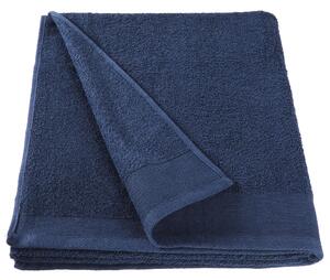 Shower Towels 5 pcs Cotton 450 gsm 70x140 cm Navy