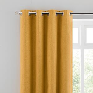 Luna Brushed Blackout Eyelet Curtains